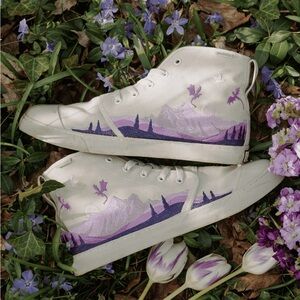 New Bangs Shoes Foggy Mystic Mountain High Top Women’s Size 7.5